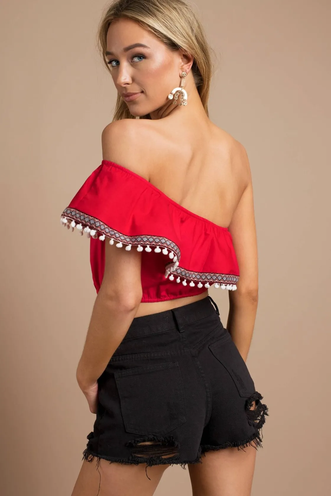 Tobi Judy Crop Top - White