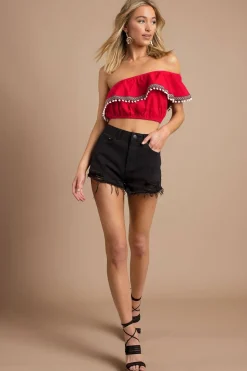 Tobi Judy Crop Top - White