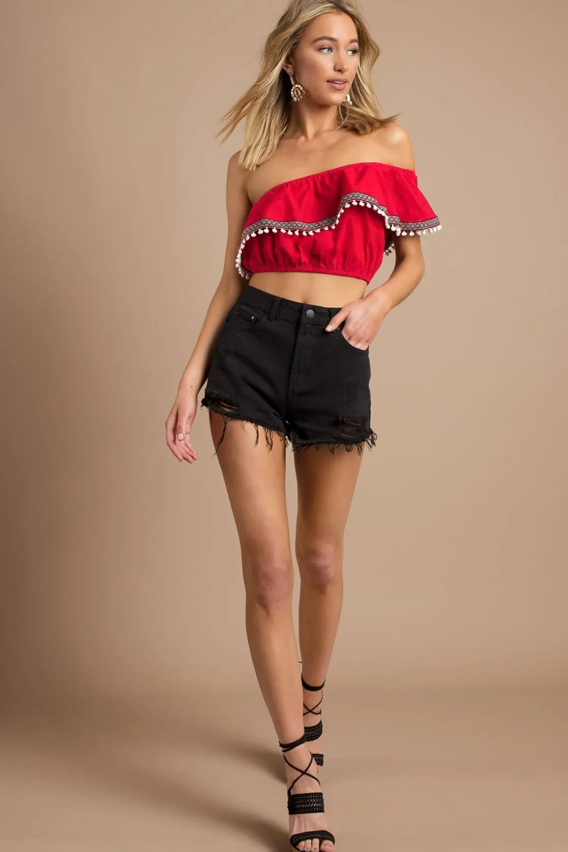 Tobi Judy Crop Top - White