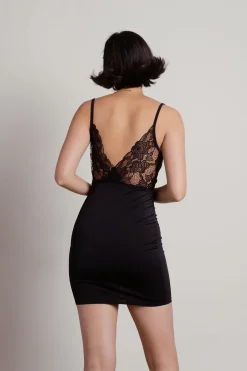 Tobi Juliana Cowl Neck Bodycon Dress