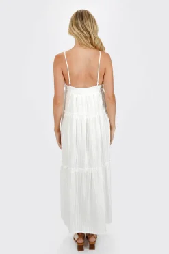 Tobi Julianne Chiffon Tiered Maxi Dress -