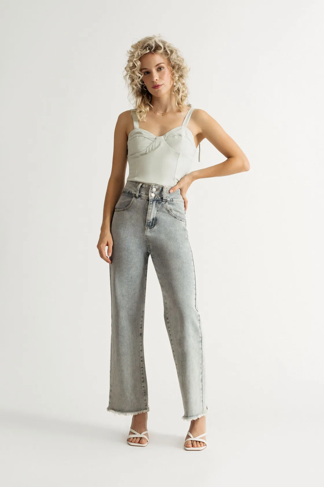Tobi Junie Bustier Top - Ivory