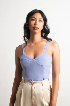 Tobi Junie Bustier Top - Ivory
