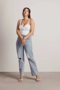 Tobi Junie Bustier Top - Ivory