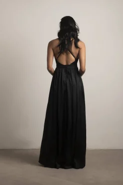 Tobi Just For The Night Satin Maxi Dress