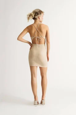 Tobi Just Imagine Cowl Neck Bodycon Mini Dress -