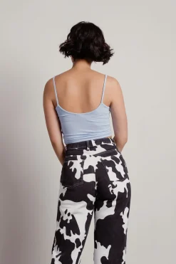 Tobi Just Relaxed Crop Top - Cream