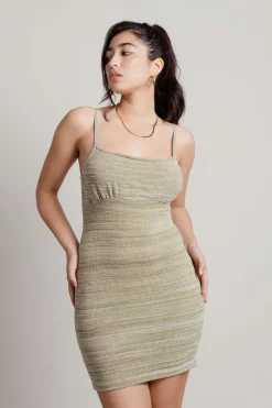 Tobi Kalena Metallic Cami Mini Dress -