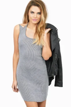 Tobi Kalina Open Back Bodycon Mini Dress -