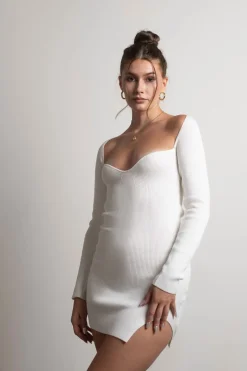 Tobi Katalina Ribbed Sweater Mini Dress
