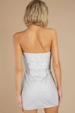 Tobi Kayla Embellished Bodycon Mini Dress -