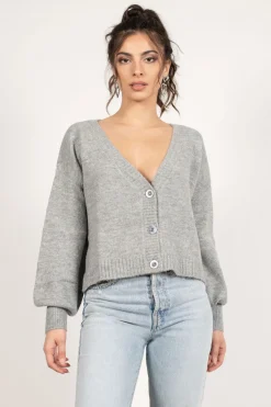 Tobi Keep Me Company Sweater Cardigan - Rose