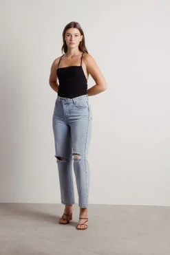 Tobi Kenzo Cross Back Bodysuit - Nude