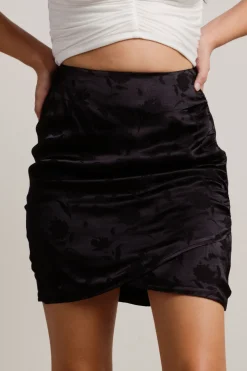 Tobi Kiera Floral Jacquard Mini Skirt -
