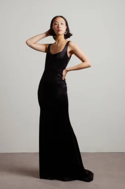 Tobi Kierra Backless Mermaid Maxi Dress -