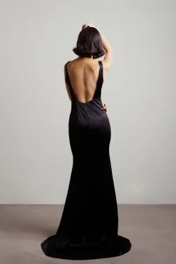 Tobi Kierra Backless Mermaid Maxi Dress -