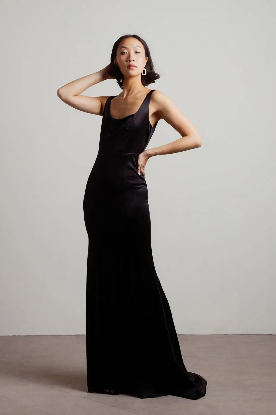 Tobi Kierra Backless Mermaid Maxi Dress -
