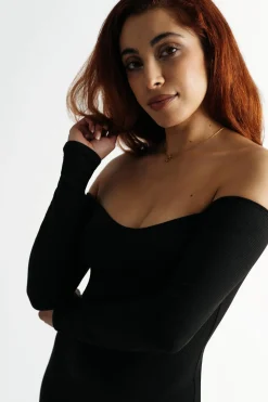 Tobi Kimberley Ribbed Bustier Mini Dress -