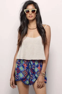 Tobi Kiss The Sky Front Overlap Shorts -