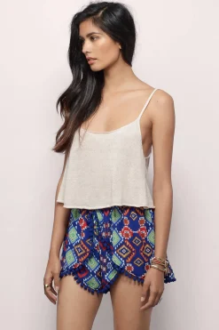 Tobi Kiss The Sky Front Overlap Shorts -
