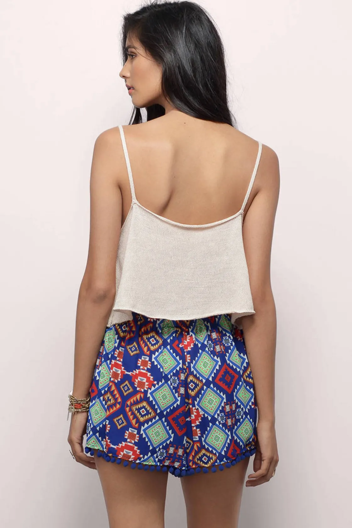 Tobi Kiss The Sky Front Overlap Shorts -