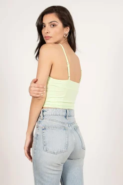 Tobi Kiwi Blast Crop Top -