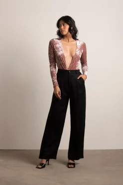 Tobi Knot Yours Plunging Bodysuit -