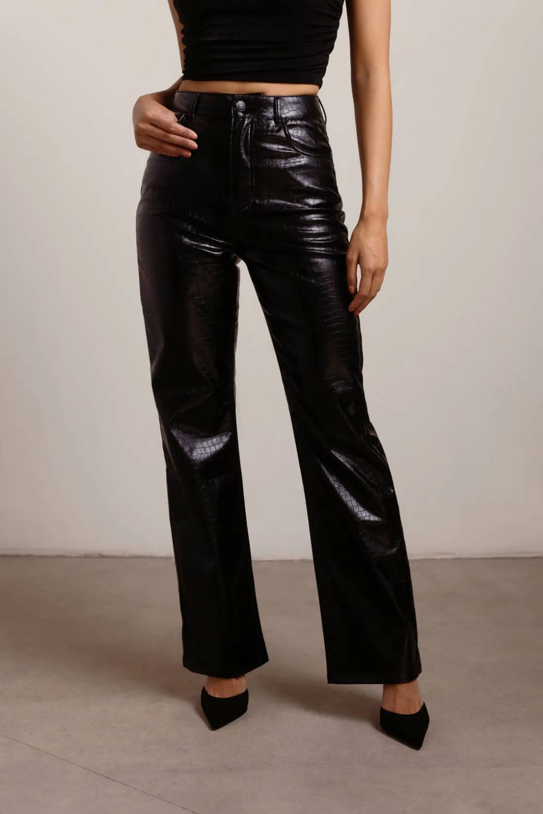 Tobi Know Better Straight Leg Pants -