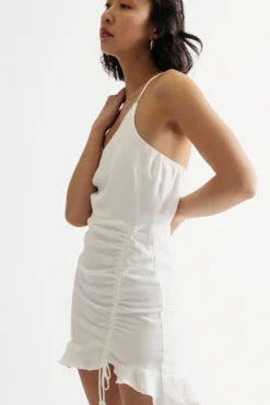 Tobi Kristie One Shoulder Ruched Mini Dress -