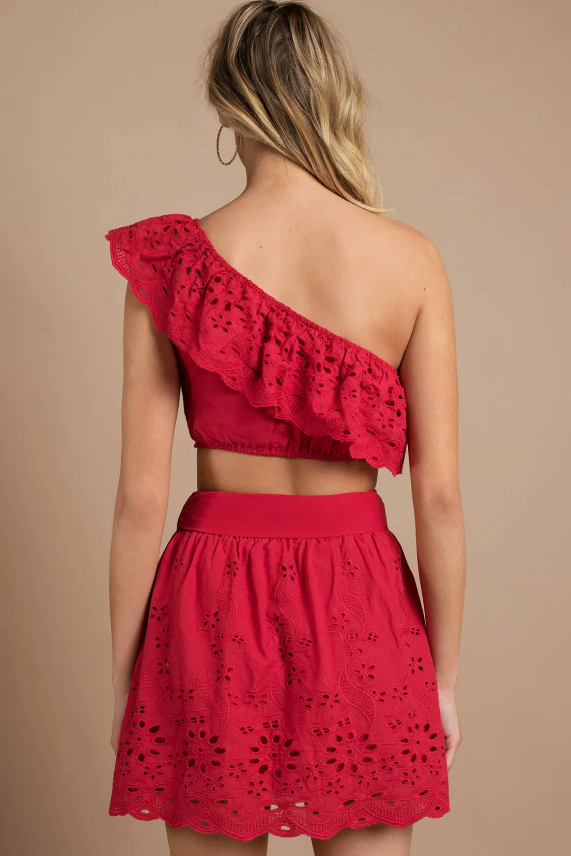 Tobi Kyla Crop Top - Red