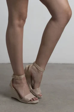 Tobi Lagoon Suede Wedges -
