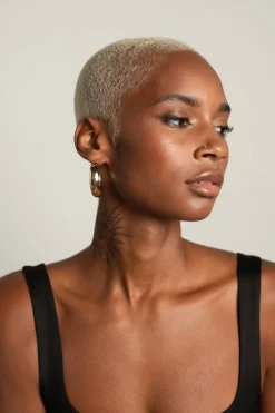 Tobi Lana Medium Sized Chunky Hoop Earrings