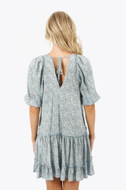 Tobi Layne Floral Tiered Mini Dress -