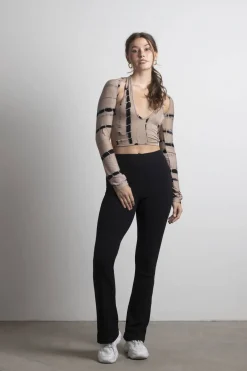Tobi Legendary Tie Dye Halter Top With Shrug Set -