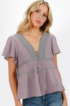 Tobi Leia Tiered Blouse -