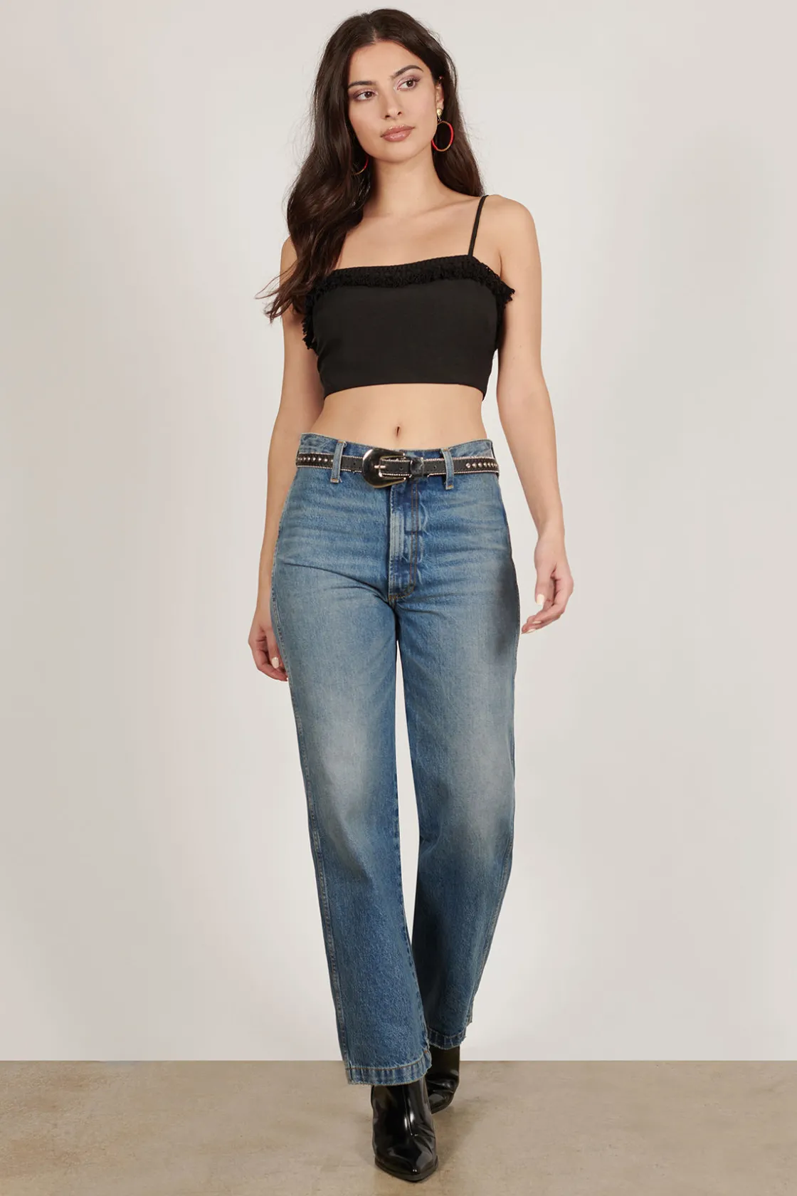 Tobi Lexi Crop Top - Ivory