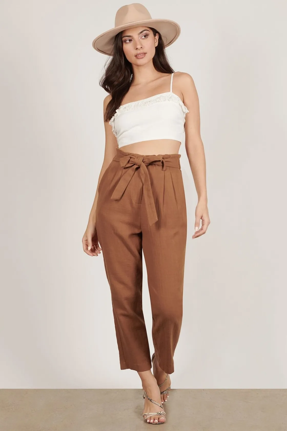 Tobi Lexi Crop Top - Ivory