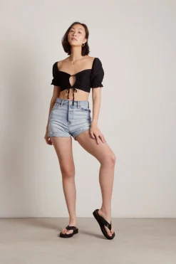 Tobi Leyla Crop Top - Off White