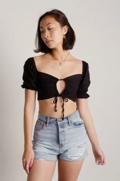 Tobi Leyla Crop Top - Off White