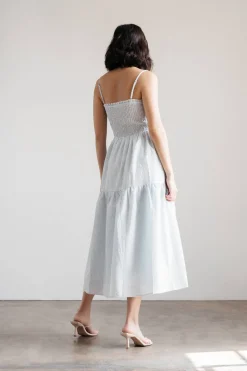Tobi Leyla Smocked Tiered Mini Dress -