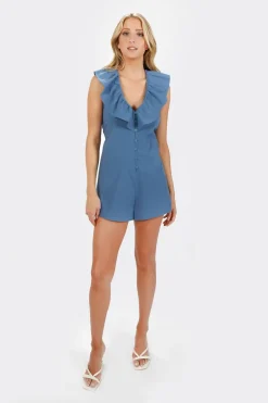 Tobi Liana Ruffle Romper -