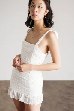 Tobi Liesel Ruched Bodycon Mini Dress