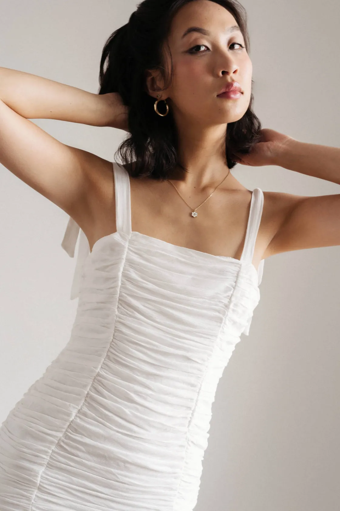 Tobi Liesel Ruched Bodycon Mini Dress