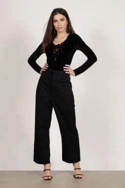 Tobi Lisbeth Lace Up Bodysuit -