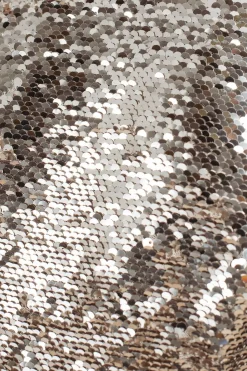 Tobi Living My Best Life Sequin Backless Mini Dress - Gold