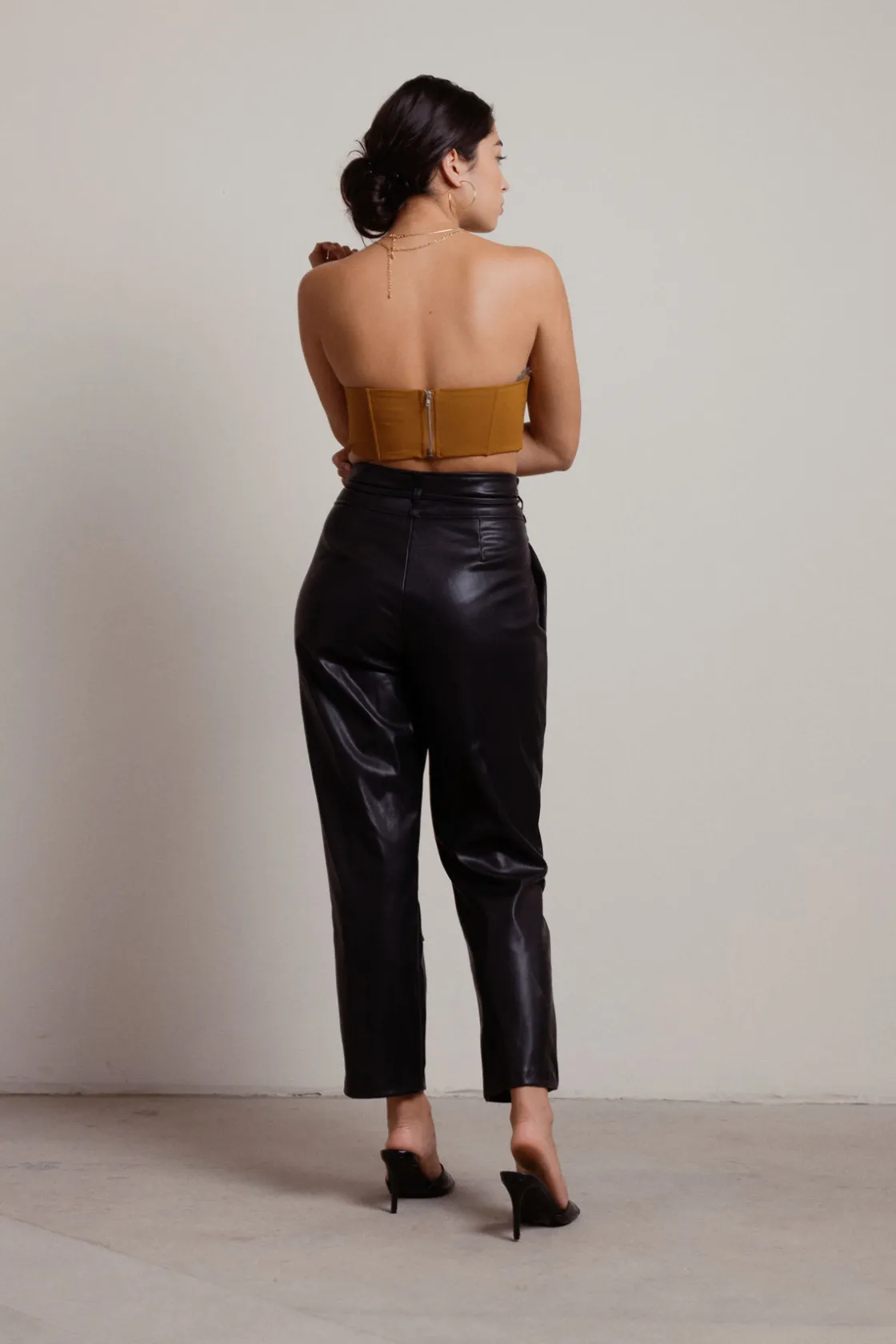 Tobi Lizzo Faux Leather Pants -