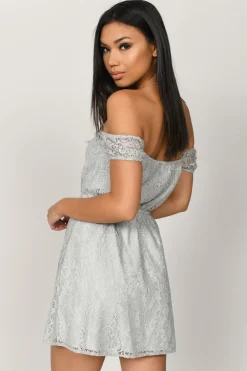 Tobi Lola Lace Skater Mini Dress -