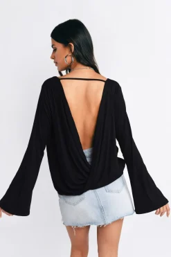Tobi Look At The Light Surplice Top - Taupe