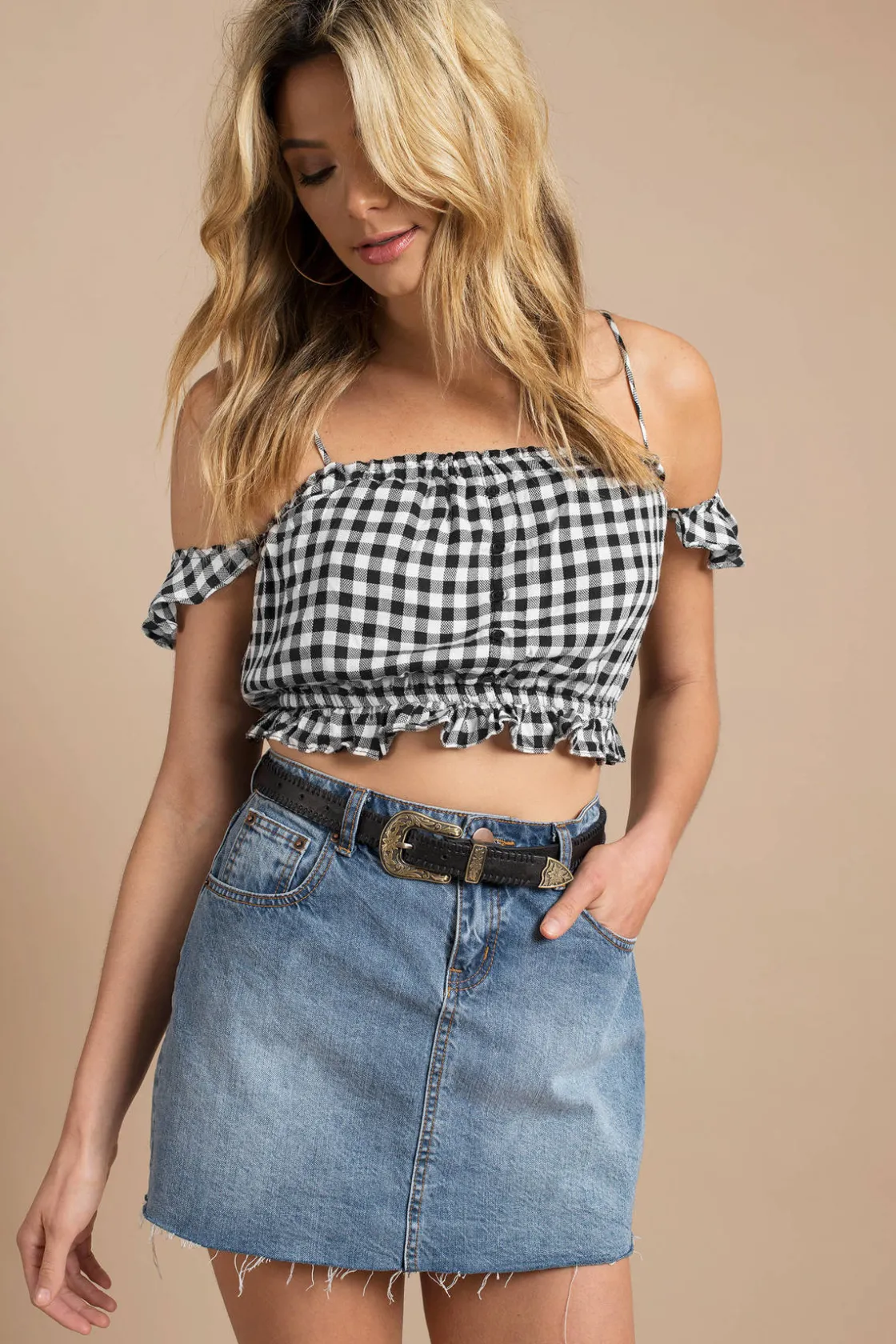 Tobi Lost + Wander Day Trip Crop Top -