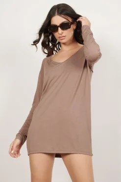 Tobi Love My Way Long Sleeve Mini Dress -